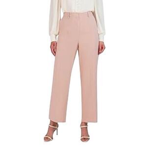 BCBGMAXAZRIA Women's Cropped Straight Leg Pants | pink | size XS